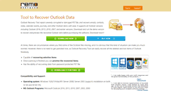 Desktop Screenshot of outlookrecovery-tool.com